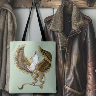 Gryphon Fantasy Griffin Mythology Tote Bag
