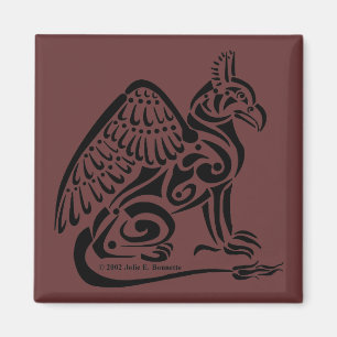 Gryphon Square Magnet
