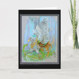 Gryphon & the Fairy Dragon Card