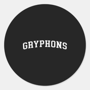Gryphons  classic round sticker