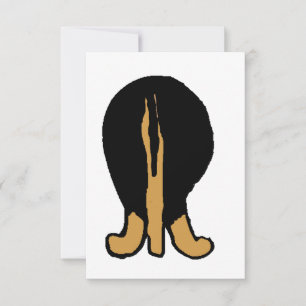 GS bi colour hiney Thank You Card