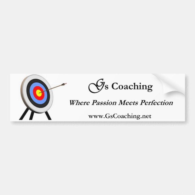 G's Coaching Bumper Sticker II (Front)