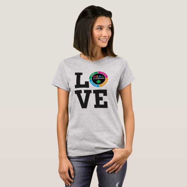 GS Love GIRL Shirt (Adults) (Front Full)