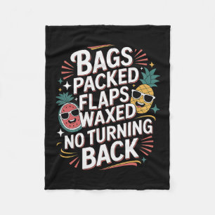 Gs Packed Flaps Waxed No Turning Ck - 1 Fleece Blanket