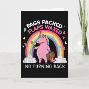 Gs Packed Unicorn Funny Inappropriate Vacation Wom Card