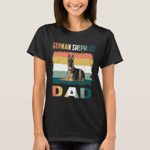 GSD013 - German Shepherd Dad T-Shirt