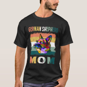 GSD067 - German Shepherd Mom T-Shirt