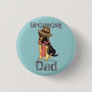 GSD Dad 1 Inch Round Button