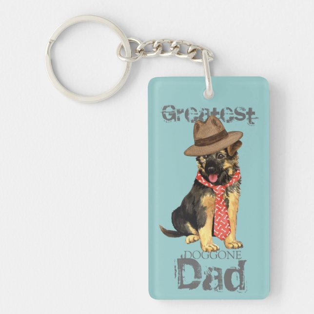 GSD Dad Keychain (Front)