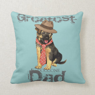GSD Dad Throw Pillow