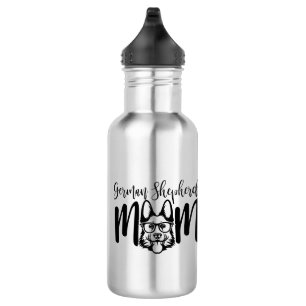 GSD German Shepherd Mom on 532 Ml Water Bottle