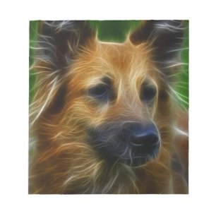 GSD German Shepherd pic Notepad