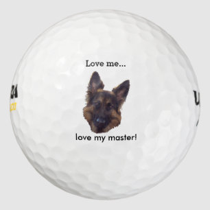 GSD Golf Ball, "Love me, love my Master". Balls