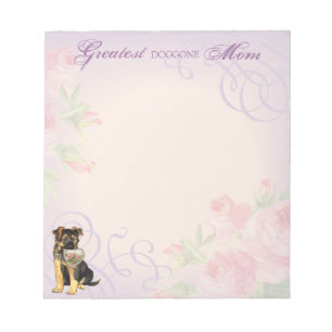 GSD Heart Mom Notepad