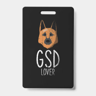 GSD Lover Badge