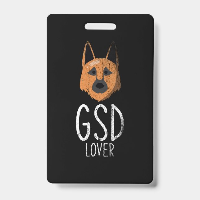 GSD Lover Badge (Front)
