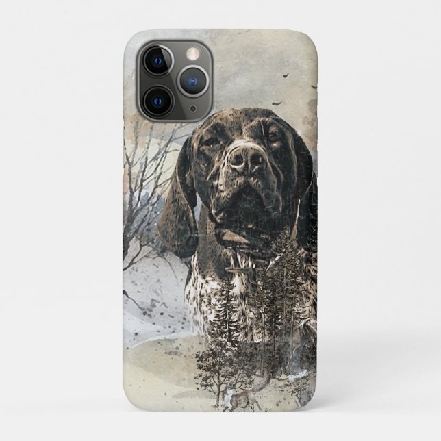 GSP, German Shorthaired Pointer Case-Mate iPhone Case (Back)