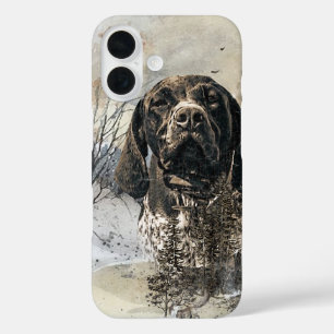 GSP, German Shorthaired Pointer iPhone 16 Case