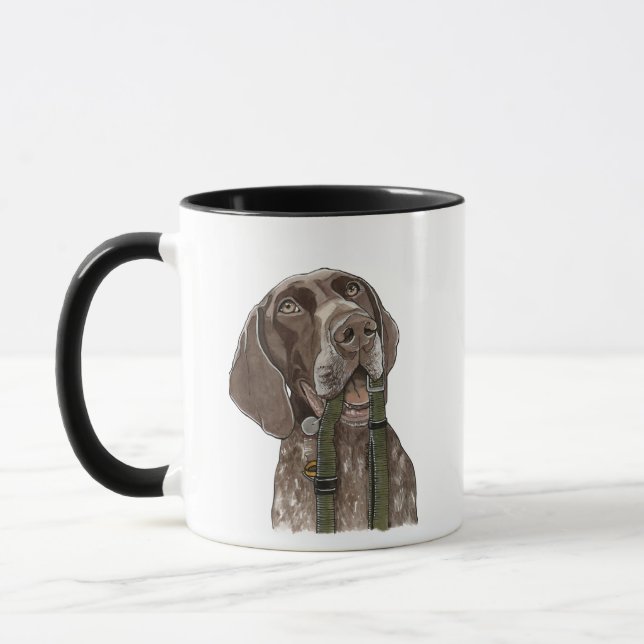 GSP gundog walkies Mug (Left)