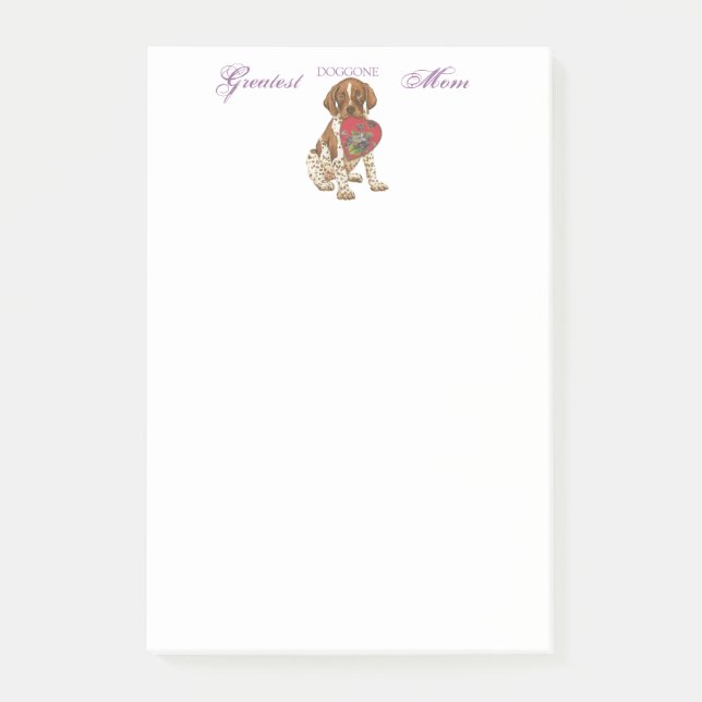 GSP Heart Mom Post-it Notes (Front)