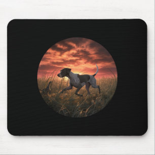 Gsp Hunter German Shorthaired Pointer Gsp Hunting Mouse Pad