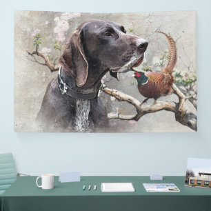 GSP Hunting Art – Precision, Passion, and Pheasant Banner