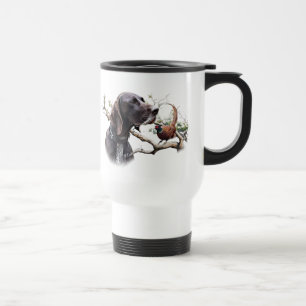 GSP Hunting Art – Precision, Passion, and Pheasant Travel Mug