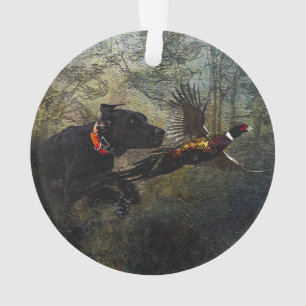 GSP , Hunting pheasant    Ornament