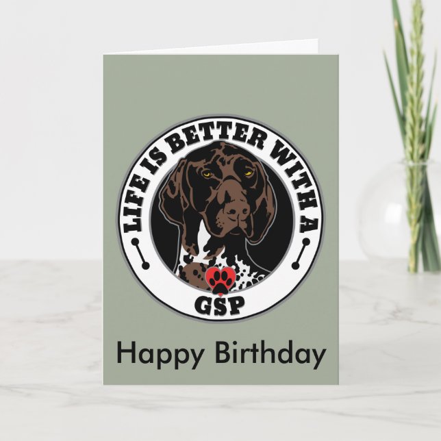 GSP Personalized Life Is Better With A GSP Card (Front)