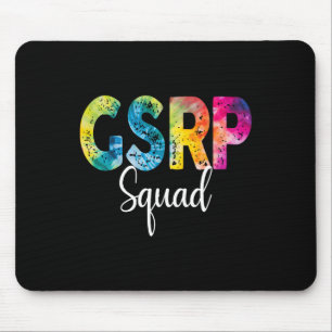 Gsrp Squad Tie Dye Back To School Women Appreciati Mouse Pad