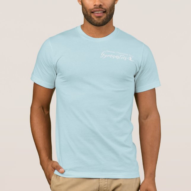 GT Bay Gymnastics White Tee (Front)