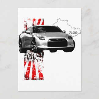 GT-R 7:29 POSTCARD