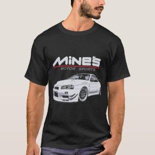 GT-R R34 Vspec N1 Skyline Mine's T-Shirt