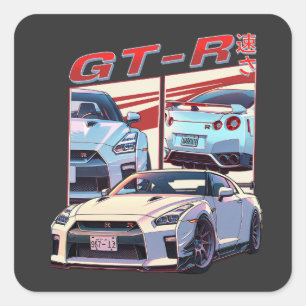 GT-R STREET LEGEND SQUARE STICKER