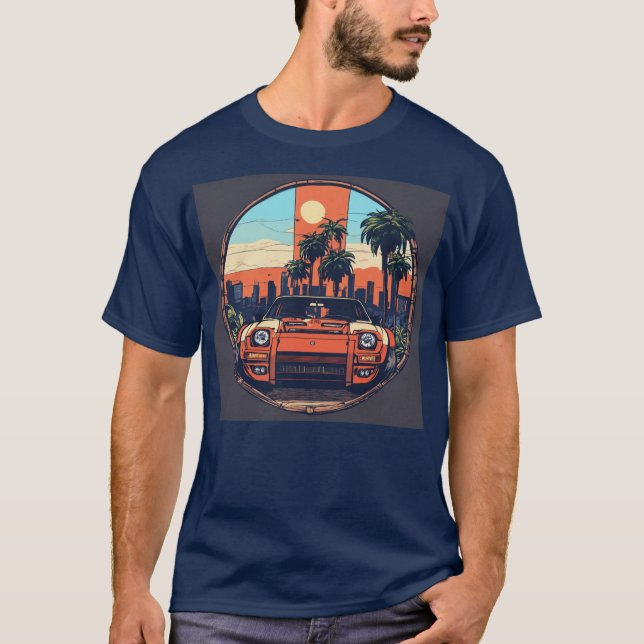 GTA 5: Round Mechanic Logo T-Shirt (Front)