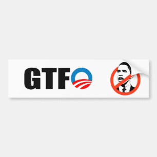 GTFO BUMPER STICKER