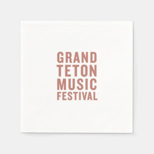 GTMF Cocktail Napkins Terracotta