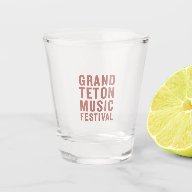 GTMF Shot Glass Terracotta (Front)