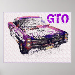 GTO Diner Art Poster