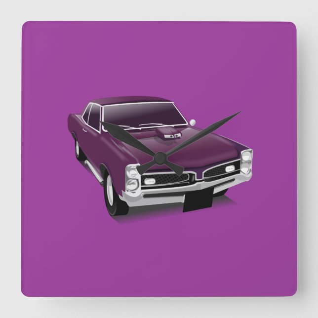 GTO SQUARE WALL CLOCK (Front)