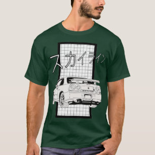 GTR SkylineStyle Kanji T-Shirt