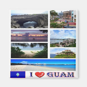 GU - Guam - I Love Magnet