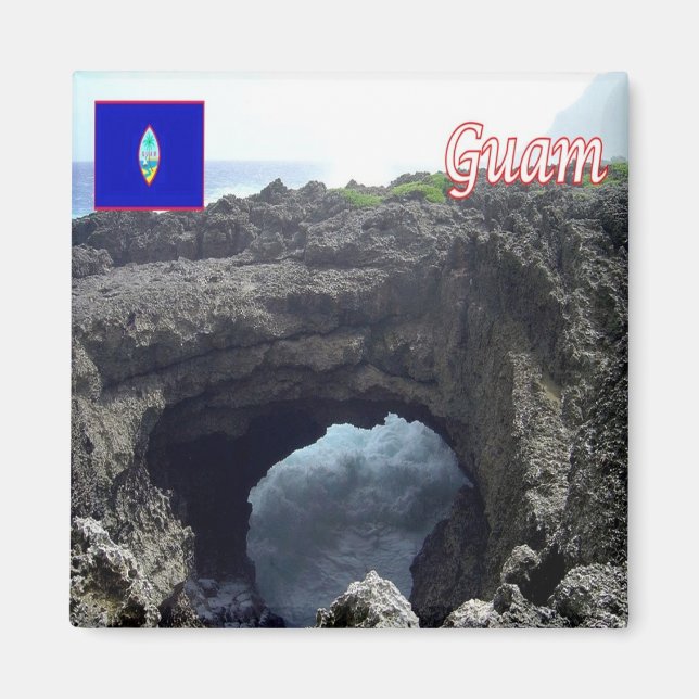 GU - Guam - Panorama Magnet (Front)