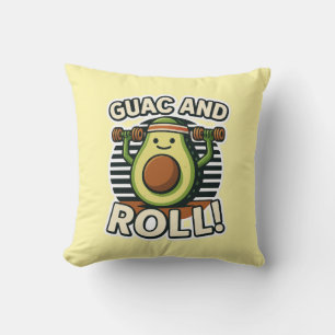 Guac And Roll Throw Pillow