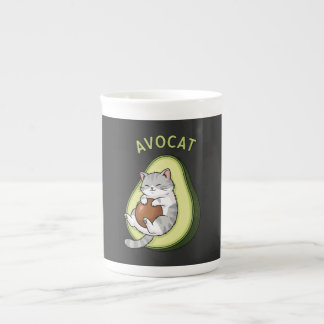 Guac Meow Mode Bone China Mug