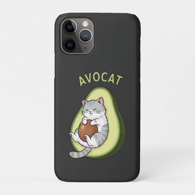 Guac Meow Mode Case-Mate iPhone Case (Back)
