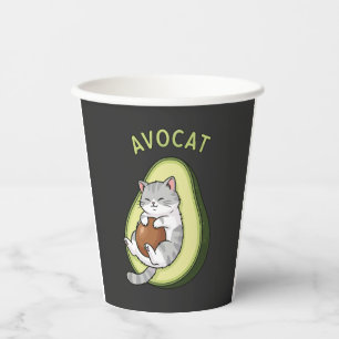 Guac Meow Mode Paper Cups