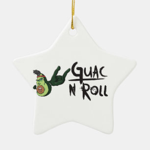 Guac N Roll products Ceramic Ornament