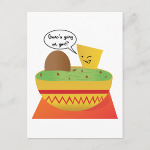 Guac Party Invitation Postcard