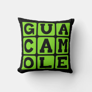 Guacamole, Avocado Dip Throw Pillow